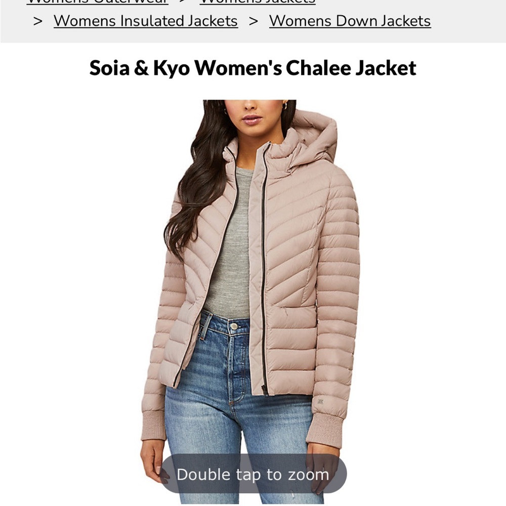 Soia & Kyo Women's Chalee Jacket size Medium Taupe